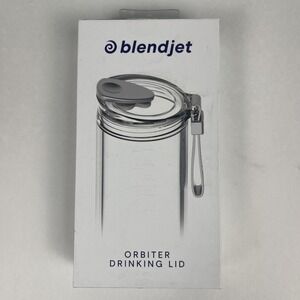 BlendJet 2 Orbiter Drinking Lid Leak Proof Replacement Accessory Black NEW